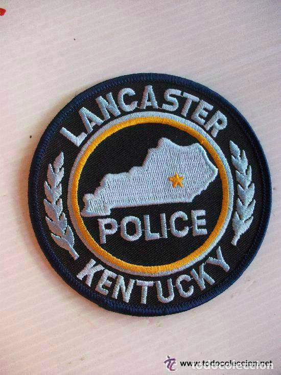 Militaria: PARCHE DE LA POLICIA DE LANCASTER , KENTUCKY ( ESTADOS UNIDOS ). BORDADO Y NUEVO SIN USAR