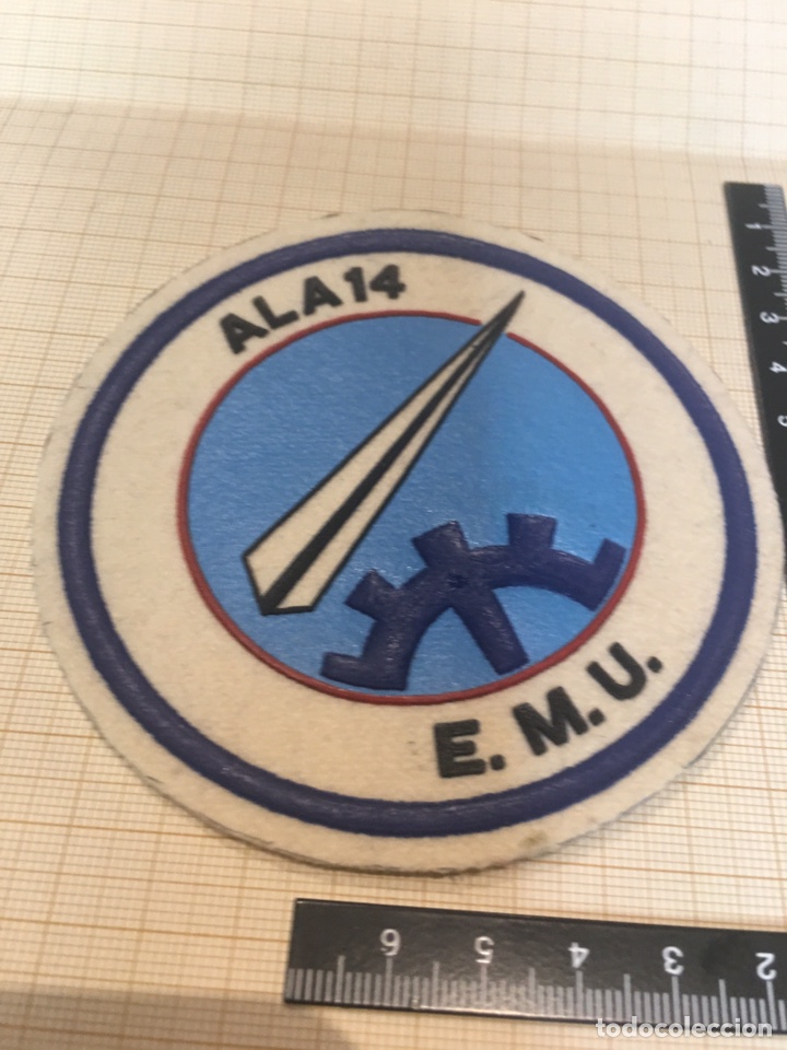 Militaria: Parche Ej&eacute;rcito del Aire ALA 14 - E. M. U. - Foto 1