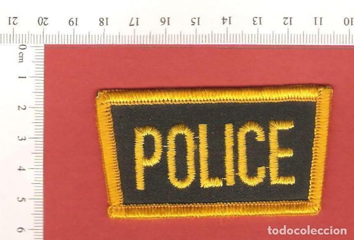 Militaria: PARCHE POLICE, BORDADO.