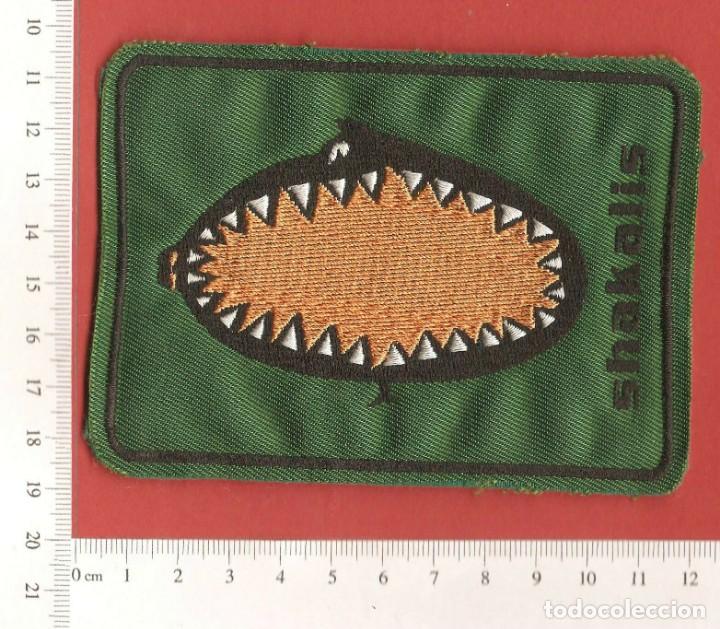 Militaria: PARCHE SHAKALIS , BORDADO.
