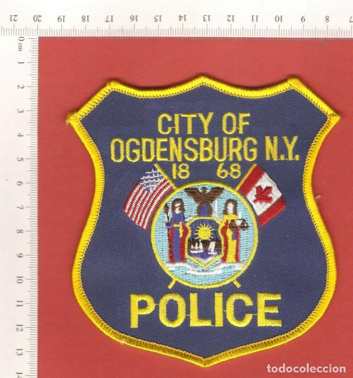 Military Antiques: PARCHE POLICIA OGDESNBURG, BORDADO.