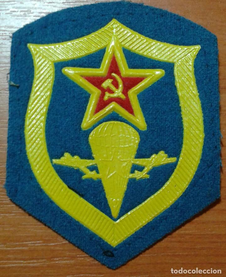 Militaria: PARCHE PARACAIDISTAS RUSIA, APLICACIONES DE PL&Aacute;STICO SOBRE FIELTRO