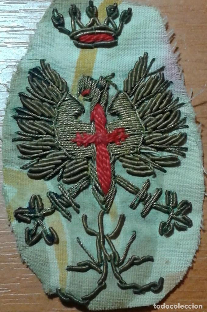 Militaria: PARCHE BORDADO EJERCITO DE TIERRA EPOCA DE FRANCO.