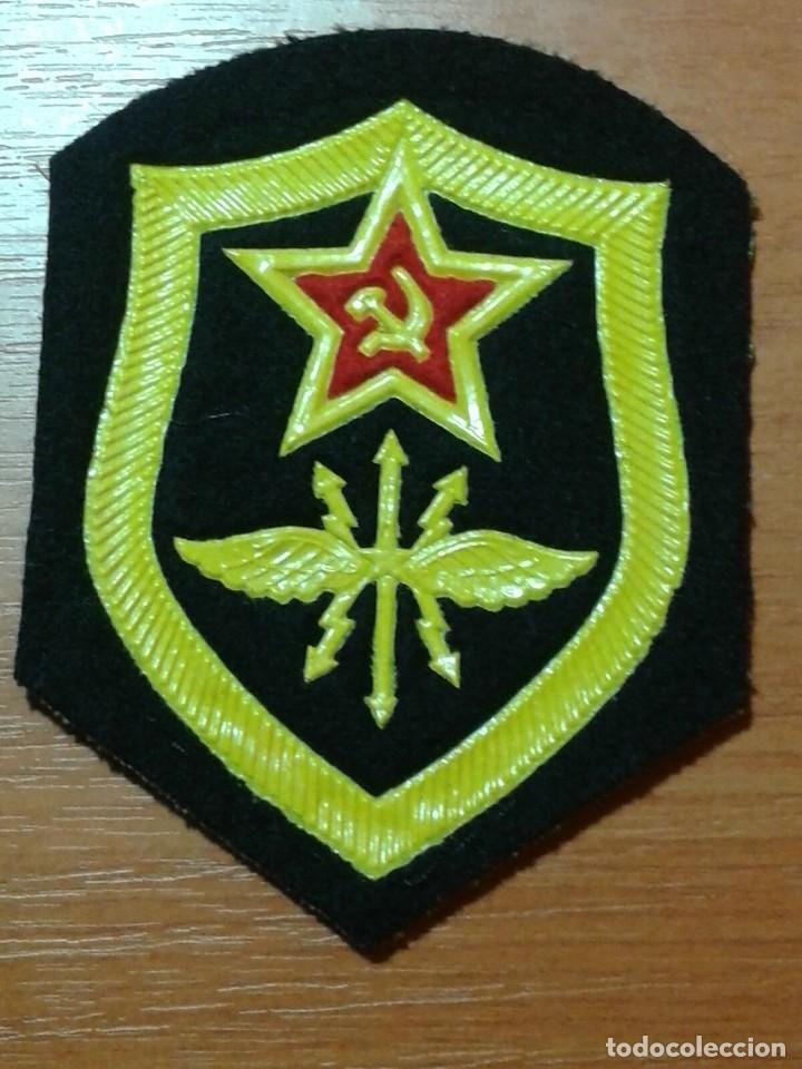 Militaria: PARCHE PARACAIDISTAS RUSIA, APLICACIONES DE PL&Aacute;STICO SOBRE FIELTRO