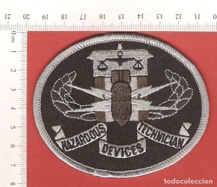 Militaria: PARCHE T&Eacute;CNICO MATERIALES PELIGROSOS