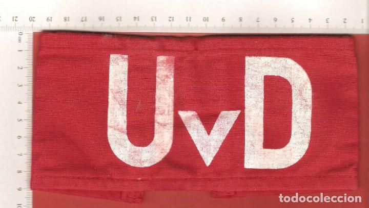 Militaria: PARCHE BRAZALETE EJ&Eacute;RCITO R.D.A. PINTURA SOBRE TELA.