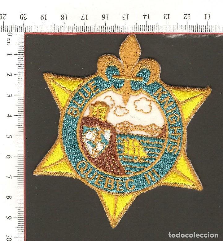 Militaria: PARCHE BLUE KNIGHTS, QUEBEC, BORDADO.