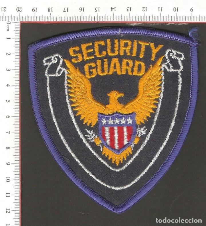 Militaria: PARCHE , SECURITY GUARD, BORDADO. - Foto 1