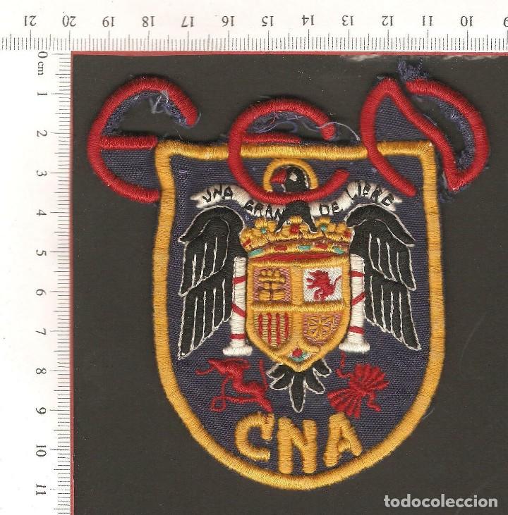 Militaria: PARCHE ,C.N.A. PRECONSTITUCIONAL, BORDADO.USADO.