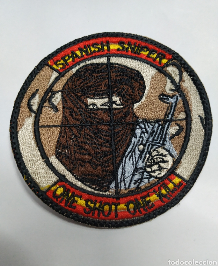 Militaria: PARCHE EMBLEMA SPANISH SNIPER