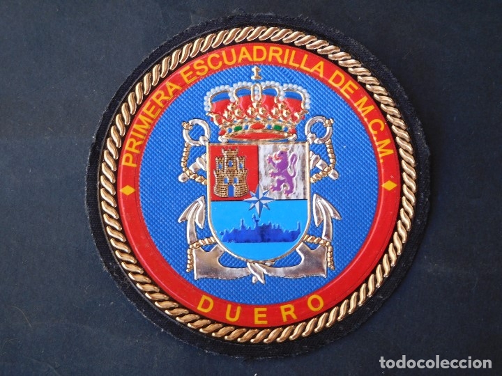 Militaria: PARCHE REDONDO DUERO ARMADA ESPA&Ntilde;OLA ORIGINAL.-EN TEFLEX.-SIN VELCRO.-