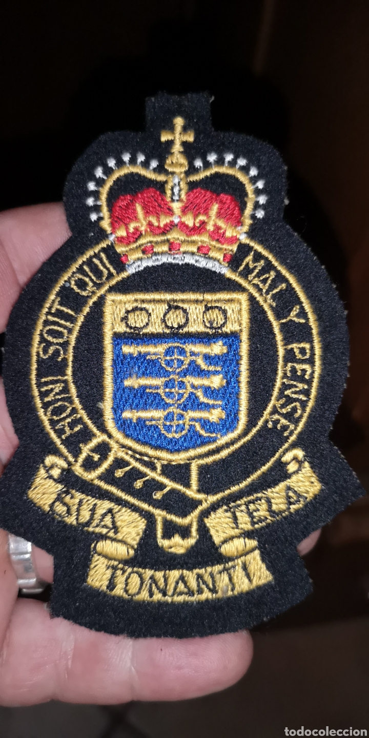 Militaria: Parche bordado del ejercito ingles - Foto 1