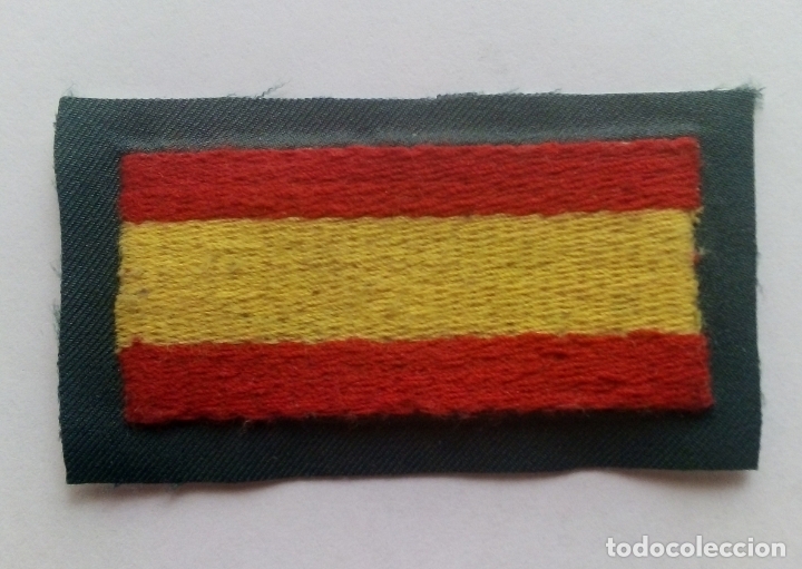 Military Antiques: PARCHE DE MANGA EN TELA BANDERA DE ESPA&Ntilde;A.