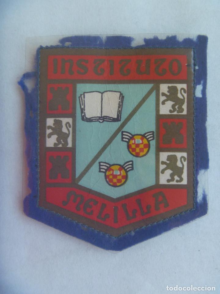 Militaria: PARCHE DEL INSTITUTO MELILLA, ANTIGUO