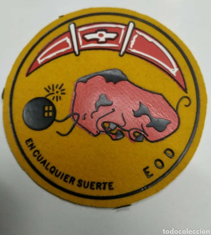 Militaria: PARCHE EMBLEMA DE BRAZO A COLOR EOD DESACTIVACI&Oacute;N DE EXPLOSIVOS E. DEL AIRE