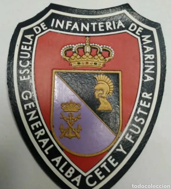 Militaria: PARCHE EMBLEMA DE BRAZO A COLOR DE ESCUELA DE INFANTER&Iacute;A GENERAL ALBACETE Y FUSTER