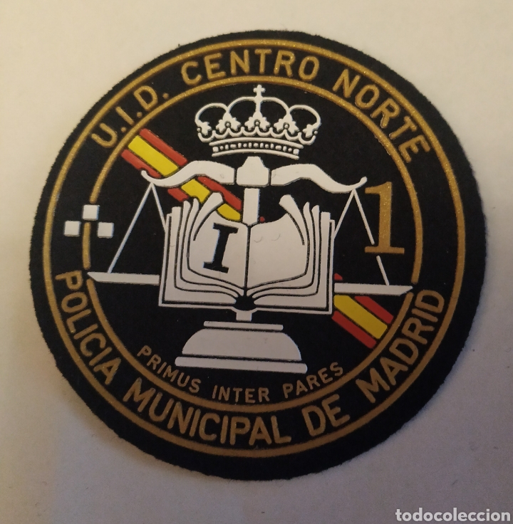 Militaria: PARCHE EMBLEMA DE BRAZO A COLOR DE LA POLIC&Iacute;A MUNICIPAL U.I.D. CENTRO NORTE