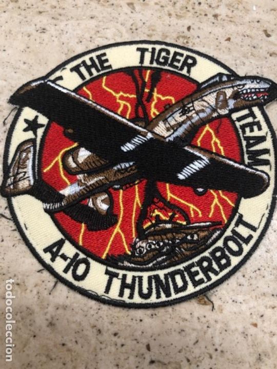 Militaria: Parche americano militar the tiger A-10 thunderbolt ENVIO GRATIS