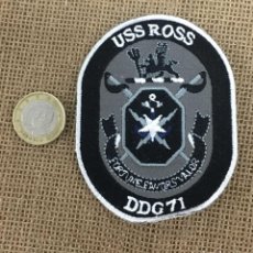 Militaria: PARCHE USS ROSS USA . Lote 194383106