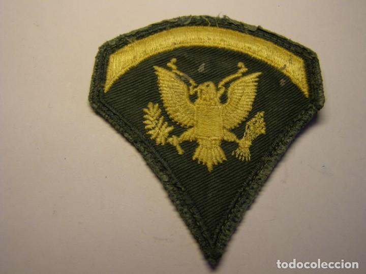 Militaria: Parche de tela bordado del Ej&eacute;rcito Norteamericano. N&ordm; 5.