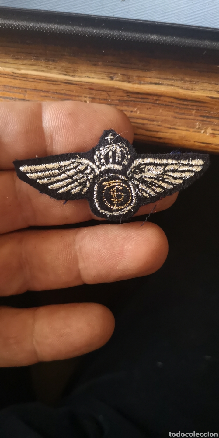 Militaria: Parche con alas de aviaci&oacute;n puede ser ingl&eacute;s