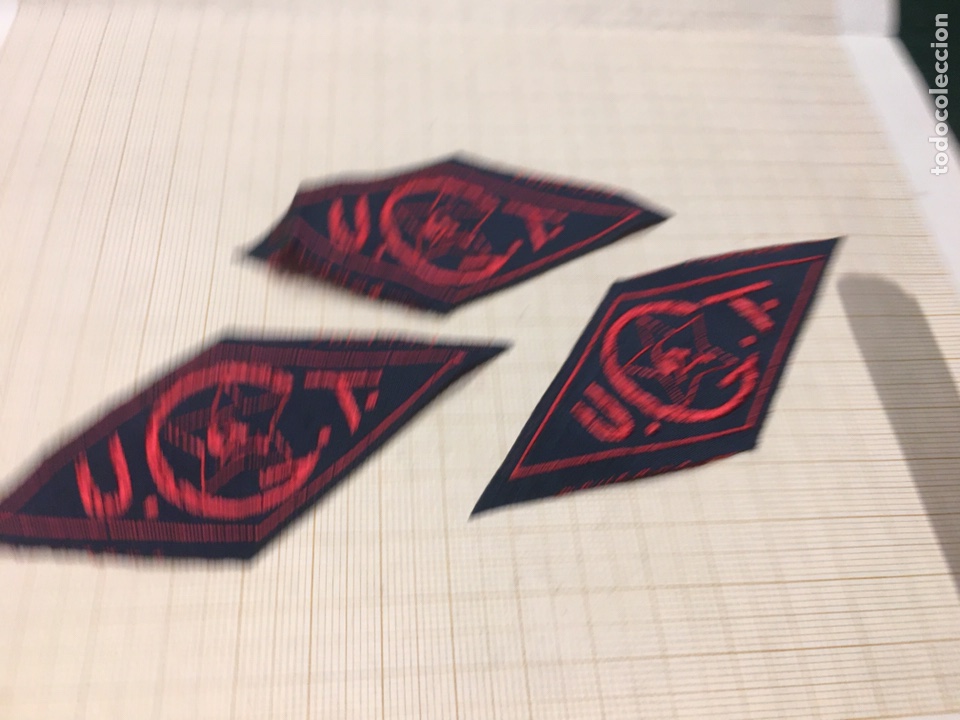 Military Antiques: 3 Parches UGT de Guerra Civil