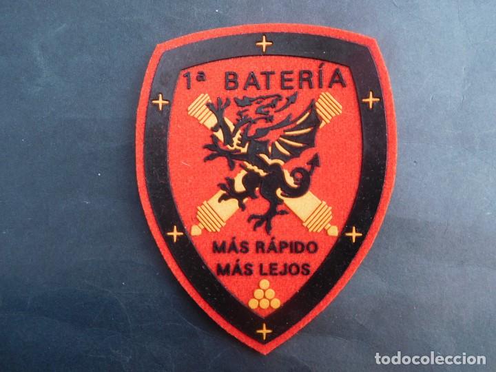 Militaria: PARCHE ESPA&Ntilde;OL ARTILLERIA 1&ordf; BATERIA.-ORIGINAL NUEVO.-SIN VELCRO.-