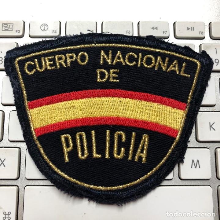 Militaria: Prche de tela del cuerpo nacional de policia