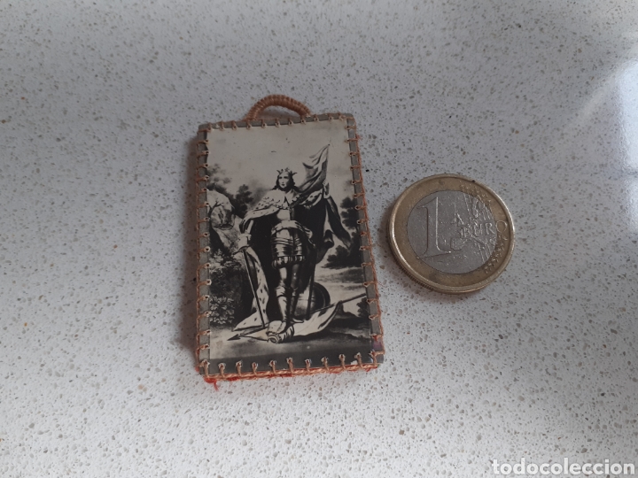 Militaria: Escapulario con bandera de Espa&ntilde;a - Foto 1
