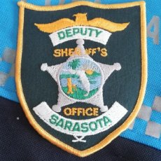 Militaria: PARCHE POLICÍA. SARASOTA DEPUTY SHERIFF'S OFFICE (FLORIDA-ESTADOS UNIDOS)