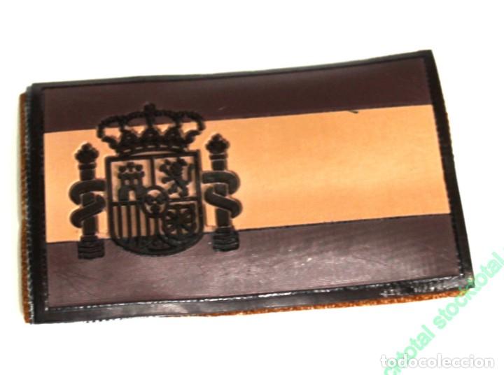 Militaria: PARCHE TACTICO ESPA&Ntilde;A GOMA Y VELCRO 5,4X3,4 09404 09296 M