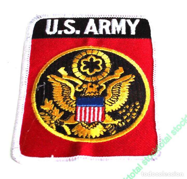 Militaria: PARCHE TELA US ARMY BORDADO10X7,5 CMS