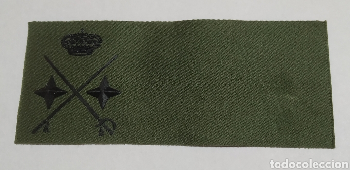 Militaria: PARCHE EMBLEMA TIRA DE PECHO VERDE DE GENERAL DE DIVISI&Oacute;N GUARDIA REAL