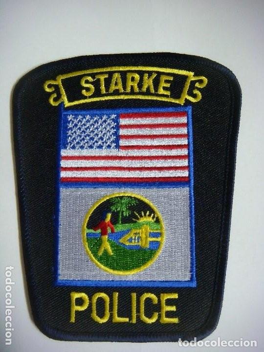 Militaria: PARCHE DE TELA DE STARKE POLICE