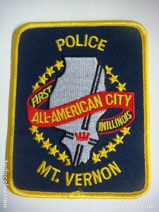 Militaria: PARCHE DE TELA DE POLICE ALL-AMERICAN CITY MT. VERNON
