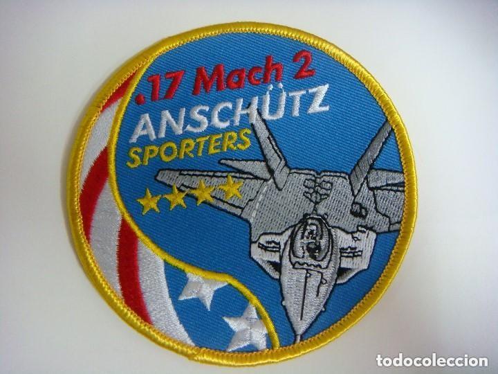 Militaria: PARCHE DE TELA DE 17 MACH 2 ANSCHUTZ SPORTERS