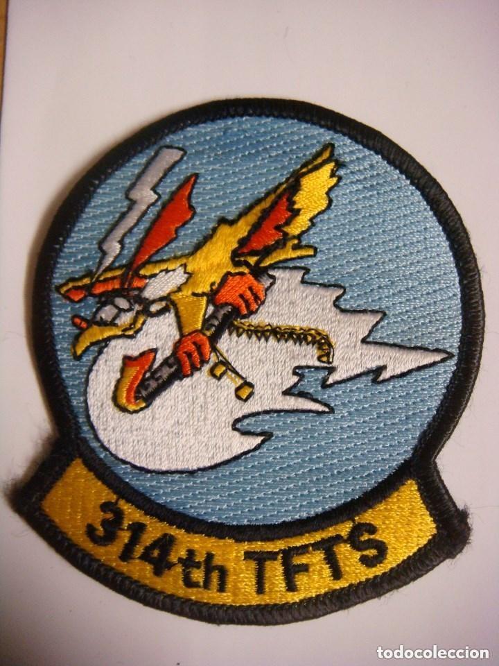 Militaria: PARCHE DE TELA 314 th TFTS
