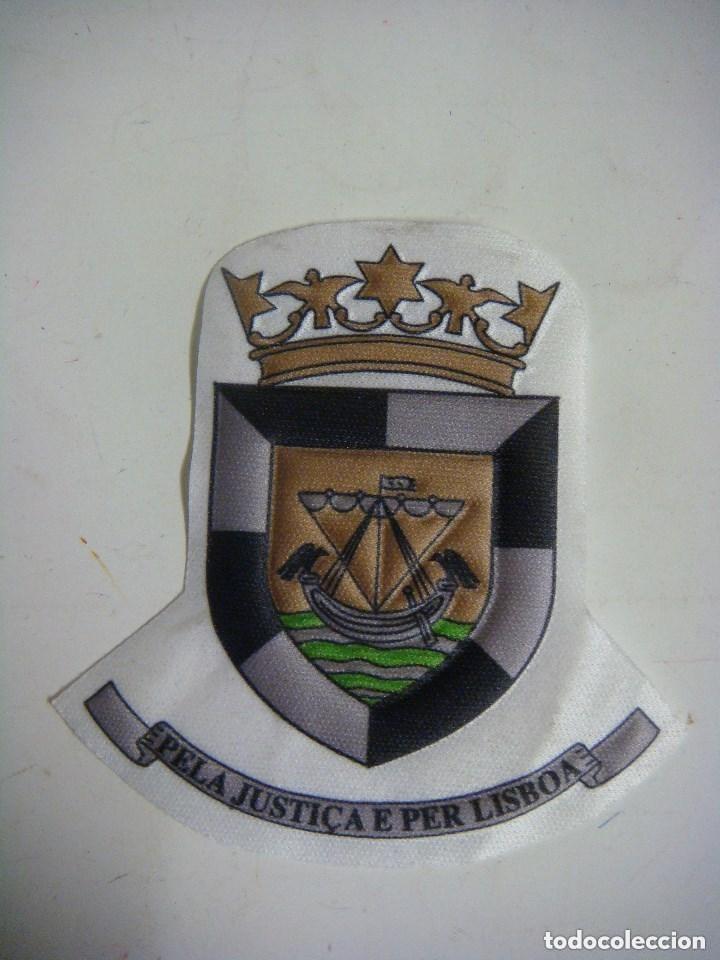 Militaria: PARCHE DE TELA DE PELA JUSTICA E PER LISBOA