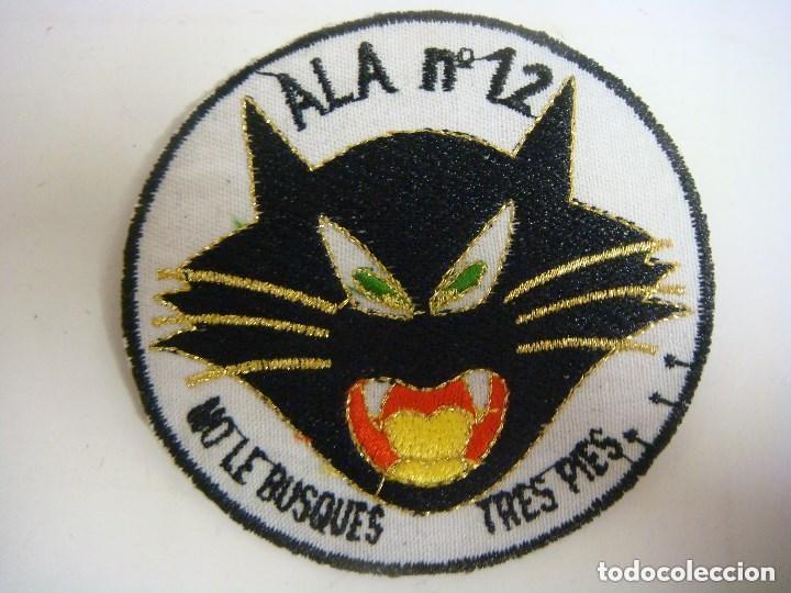 Militaria: PARCHE DE ALA N&ordm;-12 NO BUSQUES LE BUSQUES TRES PIES