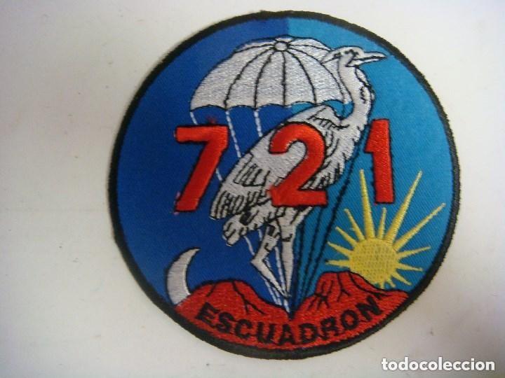 Militaria: PARCHE DE TELA 721 ESCUADRON