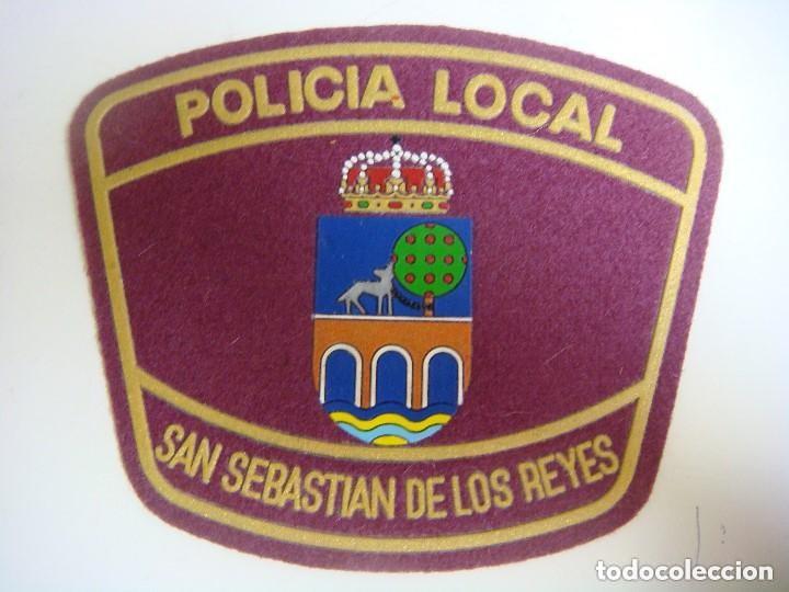 Military Antiques: PARCHE DE TELA POLICIA LOCAL DE SAN SEBASTIAN DE LOS REYES