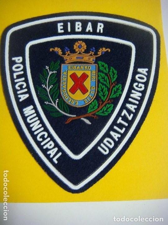 Military Antiques: PARCHE DE TELA POLICIA LOCAL DE EIBAR