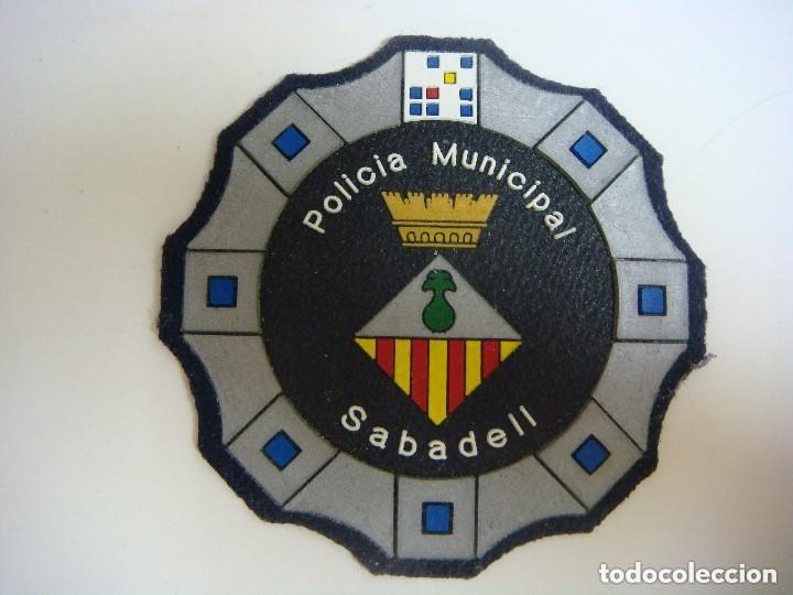 Military Antiques: PARCHE DE TELA POLICIA MUNICIPAL DE SABADELL