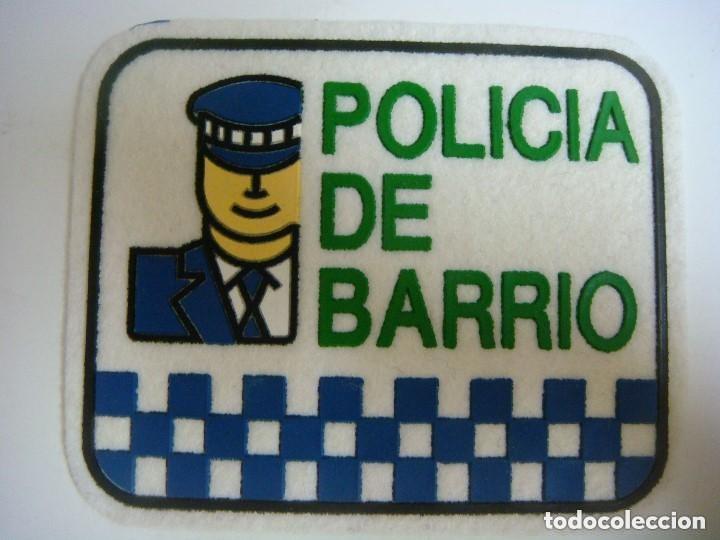 Militaria: PARCHE DE TELA POLICIA DE BARRIO