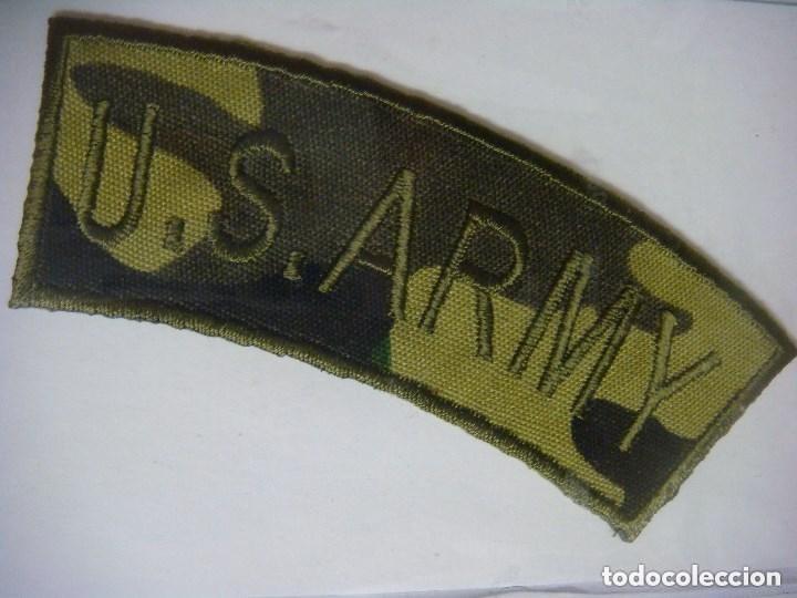 Military Antiques: PARCHE DE TELA MILITAR CAMUFLAJE U.S.A. ARMY