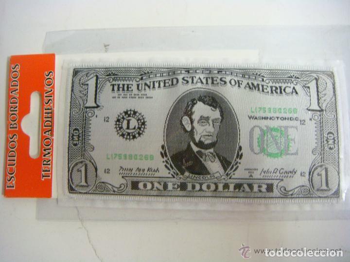 Military Antiques: PARCHE DE UN BILLETE DE ONE DOLLAR