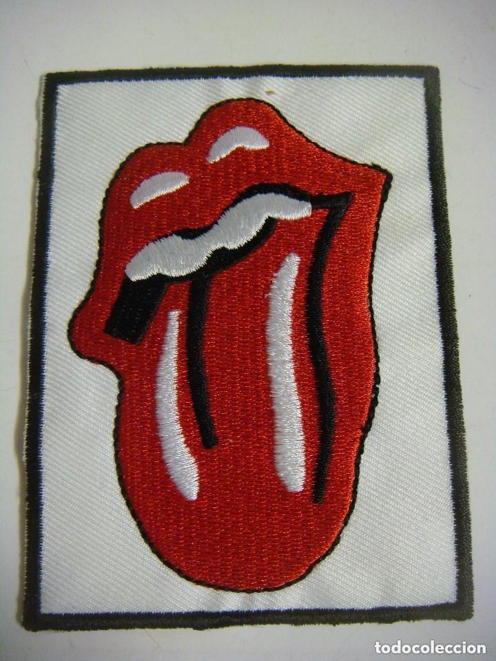 Military Antiques: PARCHE DE TELA DE LOS ROLLING STONE ( LENGUA ).