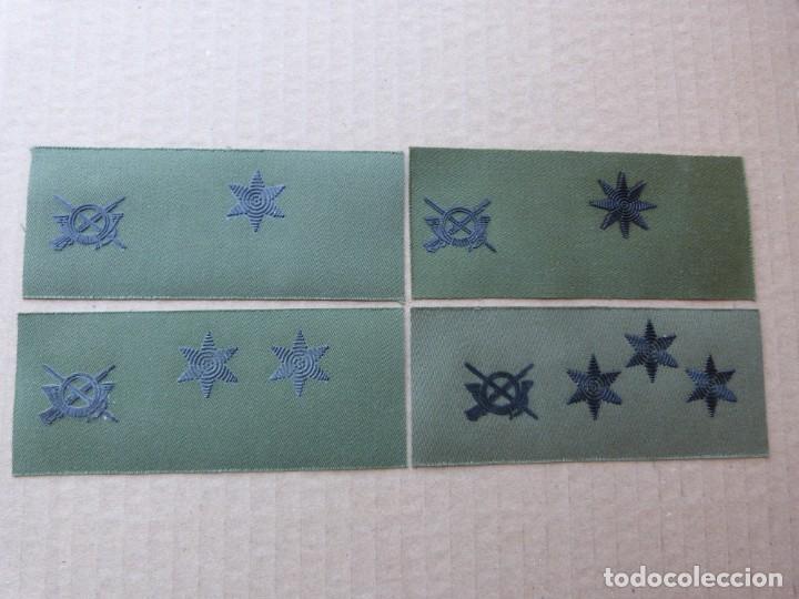 Militaria: 4 PARCHES GRADUACION INFANTERIA PARCHE GALLETA DE PECHO