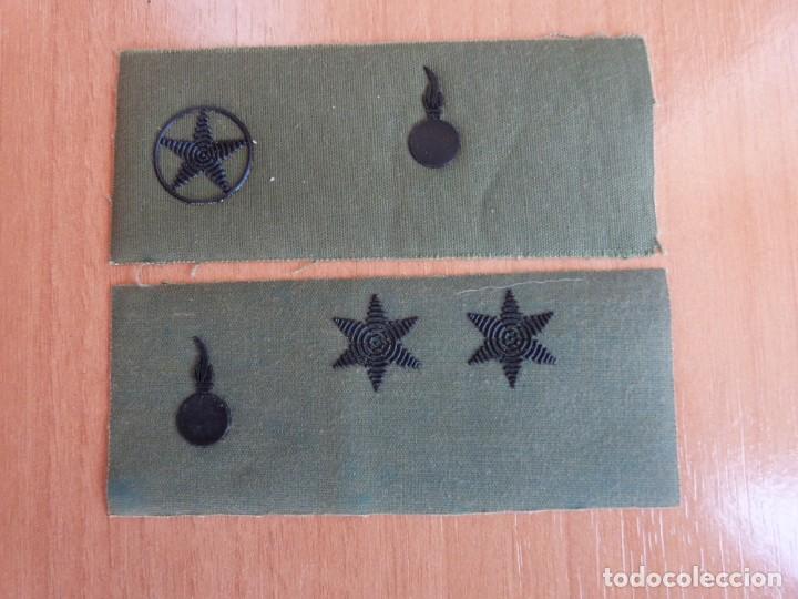 Militaria: 2 PARCHES GRADUACION ARTILLERIA PARCHE