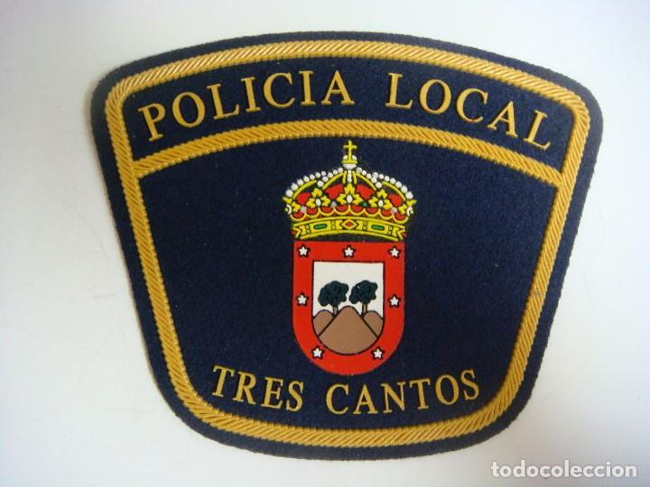 Militaria: PARCHE DE TELA DE POLICIA LOCAL TRES CANTOS